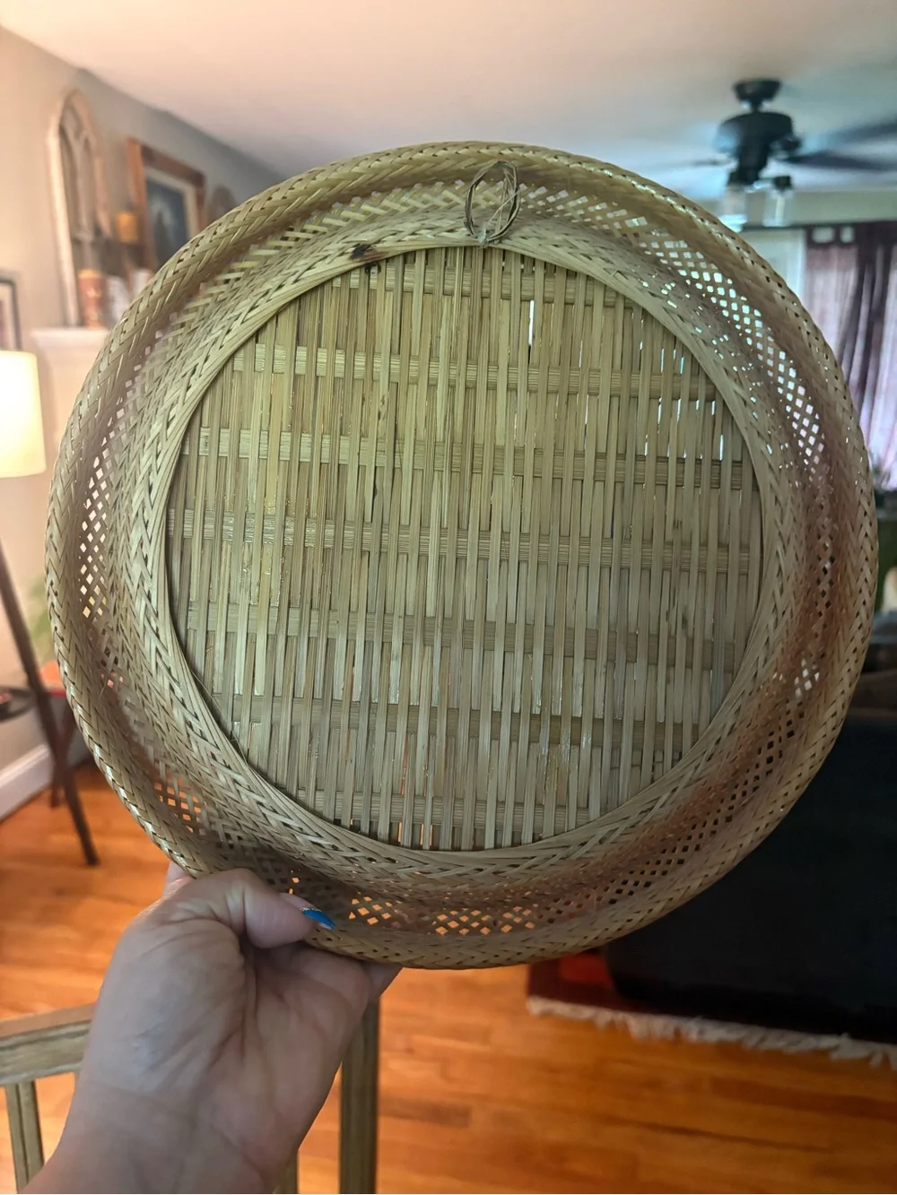 Handwoven Rattan Eagle Wall Accent - Philippines